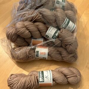 (12 Skein) Queensland Collection Fiber Brown Yarn Bundle